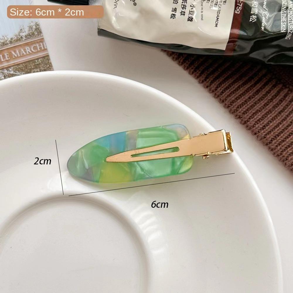 Acetate Seamless Hair Clip Headdress No Bend Barrettes New No Crease Hairpin Women