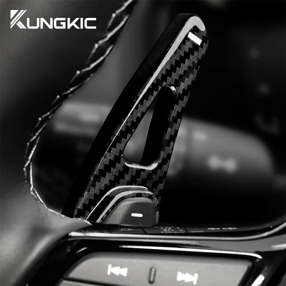 for Honda CRV Civic 11th Breeze 11th Accord Carbon Fiber ABS Steering Wheel Paddle Shifter Cover Car Accessories