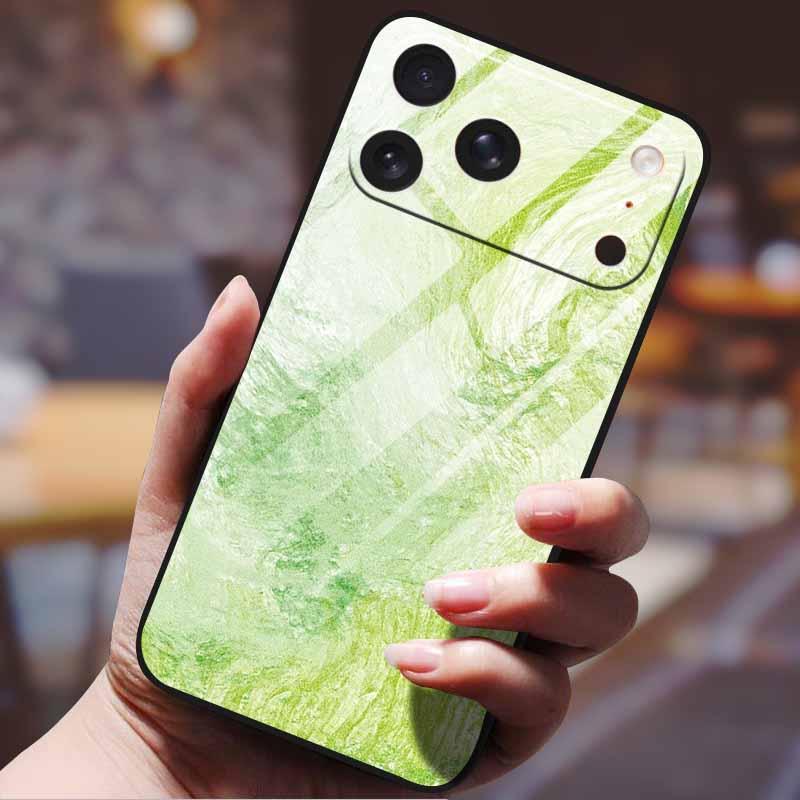Phone Case for iphone 17 pro max iphone17 Air Tempered Glass Hard Back Cover Bumper 17pro Funda Cartoon Anime Fashion Pattern