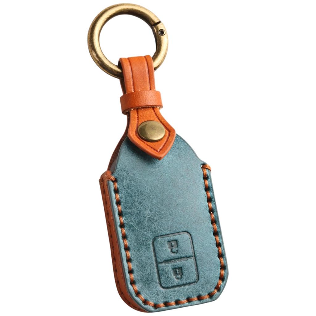 Suzuki Key Cover for and New Custom Key and Genuine Tanned Smart Key Custom Leather [smasol] Jimny, Nomad, Frontus, Spacia, Jimny, Case, XBEE, Solio,