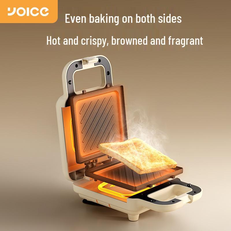 Youyi Multifunctional Breakfast & Sandwich Maker: Griddle, Grill, Toast Press & Waffle Iron.