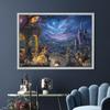 Tenyo In 2000 Piece Jigsaw Puzzle Disney Thomas Kinkade Beauty and the Beast Beauty and the Beast Dancing In the Moonlight Special Art Collection with