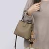 2025 New Women's Bucket Bag Genuine Leather High-end Feel Single Shoulder Crossbody Handbag Small Bag
