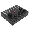 Live Sound Card Professional Reverb Effects Adjustable Bass Treble Dual Microphone Ports Dual Channe