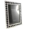 [L3227] - Photo Frame 'Sissi' Black Crystal Chrome (10x15 Cm)