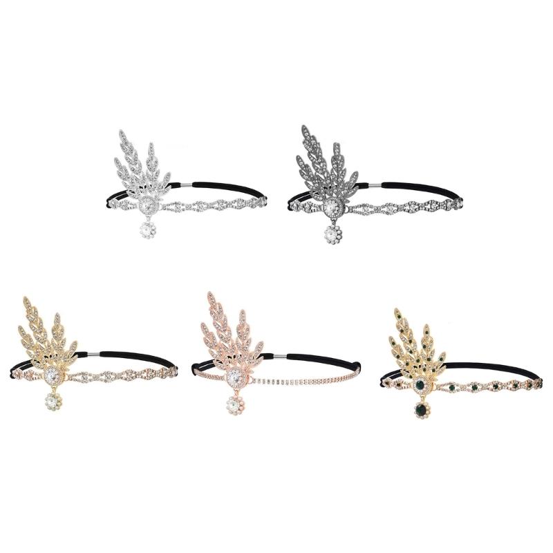 Женский танцевальный головной убор для вечеринки, декоративная тиара со стразами, повязка для волос, формальный головной убор, головной убор для церемонии совершеннолетия, очаровательный головной убор