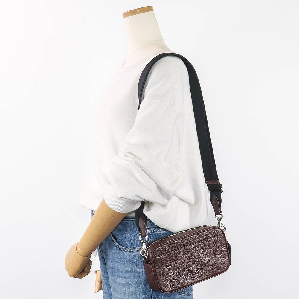 Bag Shoulder Bag CR179 SVMPL Mini Bag 2way Outlet [Coach] Men's Silver/Maple [Item]