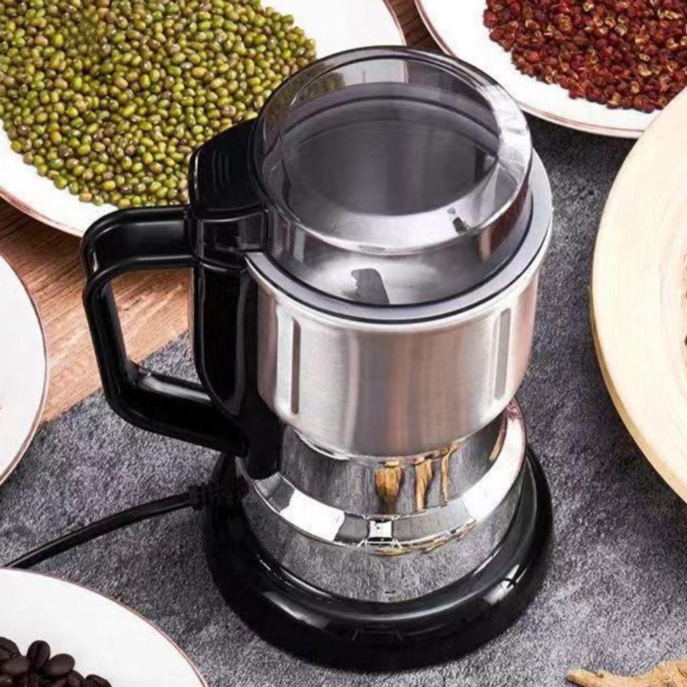 500g Large Capacity Electric Mixer Blender with Lid Medicinal Pulverizer Baking Tools