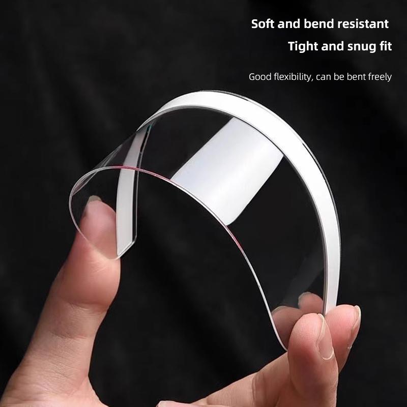 2Pcs Car Rearview Mirror Rain Eyebrow Visor Covers For Skoda Octavia Superb Rapid Kodiaq Karoq Fabia Kamiq Enyaq VRS Yeti Scala