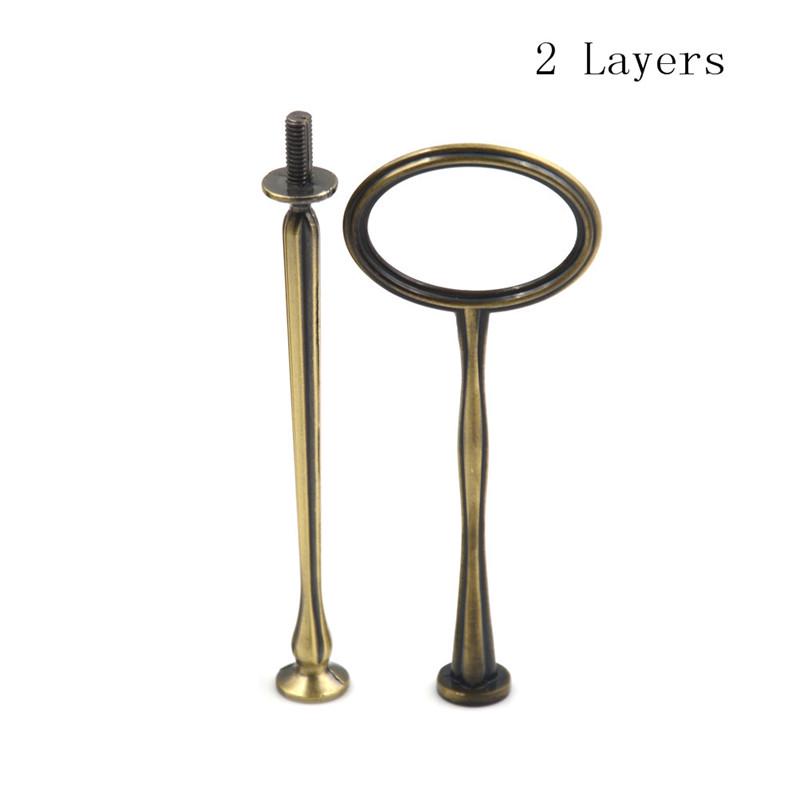 2/3-уровневая подставка для тарелки для торта, фурнитура для крепления ручки, подставка для тарелки, свадебная вечеринка