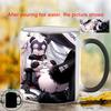 Discoloration Coffee Cup Creative Nightdress Beauty Heat Sensitive Cup BSKT- 163 Color Change Mug Anime Ceramic Mugs Coffee Cups