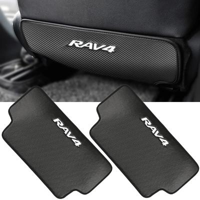 Защитные накладки на спинки сидений Kayafar для Toyota RAV4 RAV4, защита от грязи и царапин, внутренняя отделка RAV4, индивидуальные накладки, имитация карбона (50-я серия), Коврики,