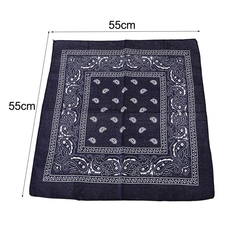 Women Fashion Neck Scarf Headwear Wristband Hair Band Printed Square Scarves Paisley Bandana