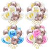 Gender Reveal Latex Balloon Its A Boy Gender Reveal Sequin Balloon Set
