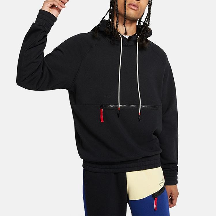 Nike Мужская флисовая баскетбольная толстовка Kyrie черная BV9298-010