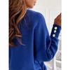Women's Autumn and Winter V-neck Base Outside To Wear Long Sleeve Burst Velvet Sweater Sweater Sexy Intellectual Top