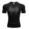 Новая трендовая компрессионная футболка с принтом Y2K, мужская футболка для бега, спортивная футболка для зала, быстросохнущая, для активного отдыха, велоспорта, бега, тренировок