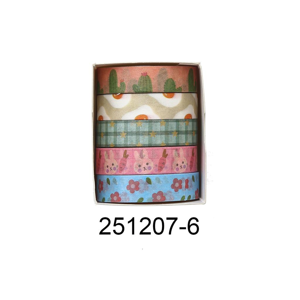 Retro Flower vintage Washi tape set, suitable for DIY photo frames, diaries, gift box packaging, exquisite decorative items
