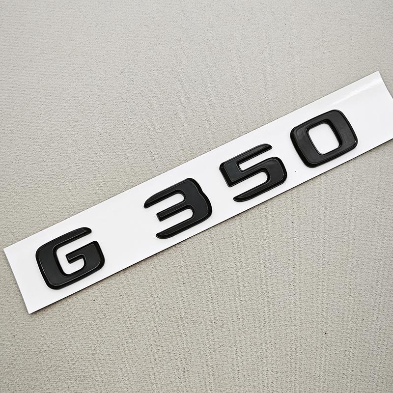 IXEA6 3D ABS Car Letters Logo G350 G350d G500 Sticker Rear Trunk Badge Emblem Decals For Mercedes Benz G350 G500 W463 Auto Accessories