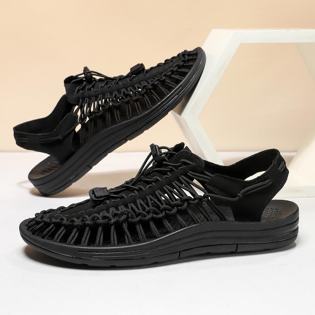 Popular Summer Woven Men's and Women's Sandals Men's and Women's Beach Shoes Creek Shoes Large Size Outdoor Casual Shoes