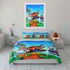 Mario-themed characters and blocks. Bedding sets Duvet cover sets Duvet covers Pillowcases(1 * Duvet Cover 2 * Pillowcases, without duvet insert)