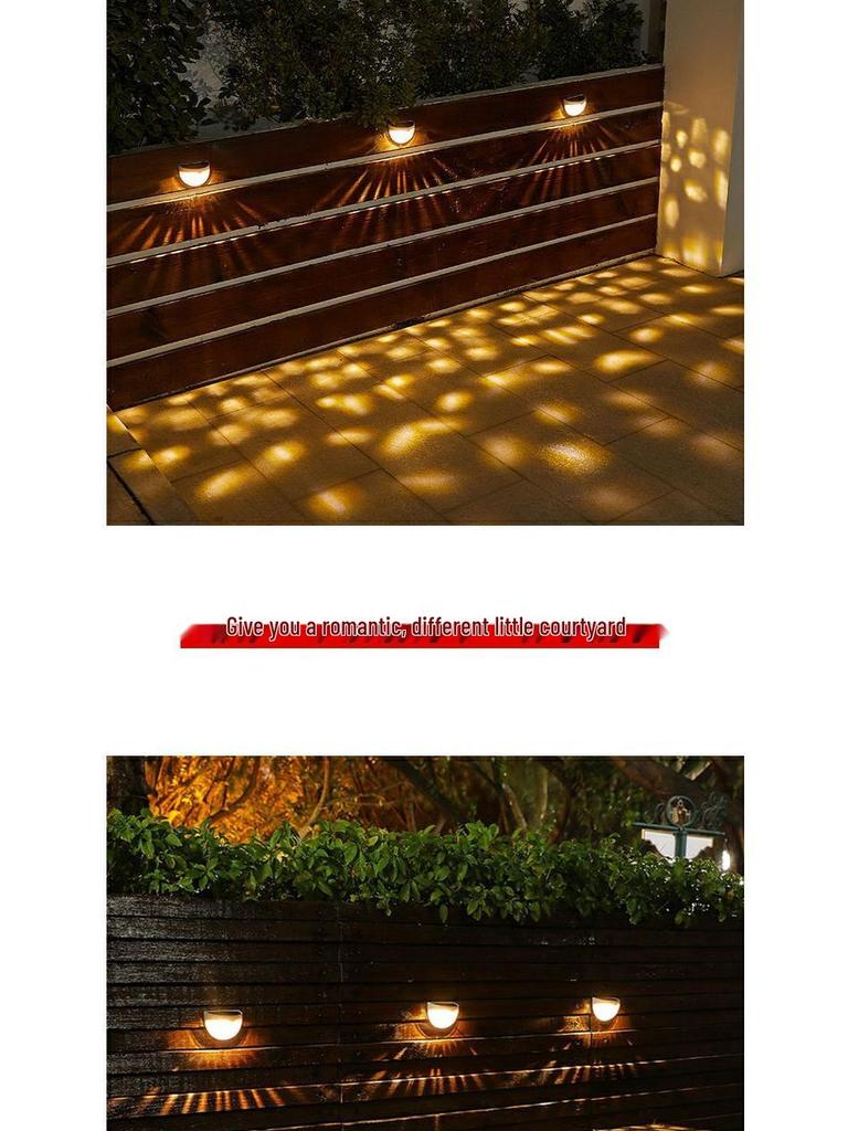 Solar Waterproof Outdoor Lights – Automatic Dusk On for Garden, Lawn, Wall, and Fence Decoration.