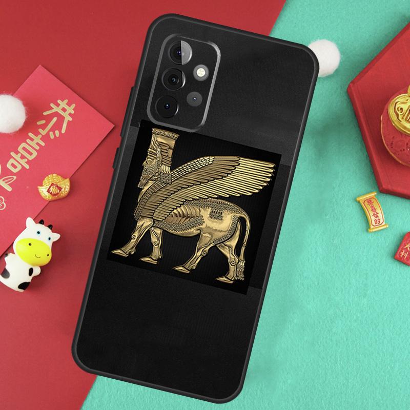 Крылатый Лев Ламассу Ассирийский Чехол Для Samsung Galaxy A55 A35 A25 A15 A14 A34 A54 A53 A33 A23 A13 A12 A52 A51 A32 Чехол
