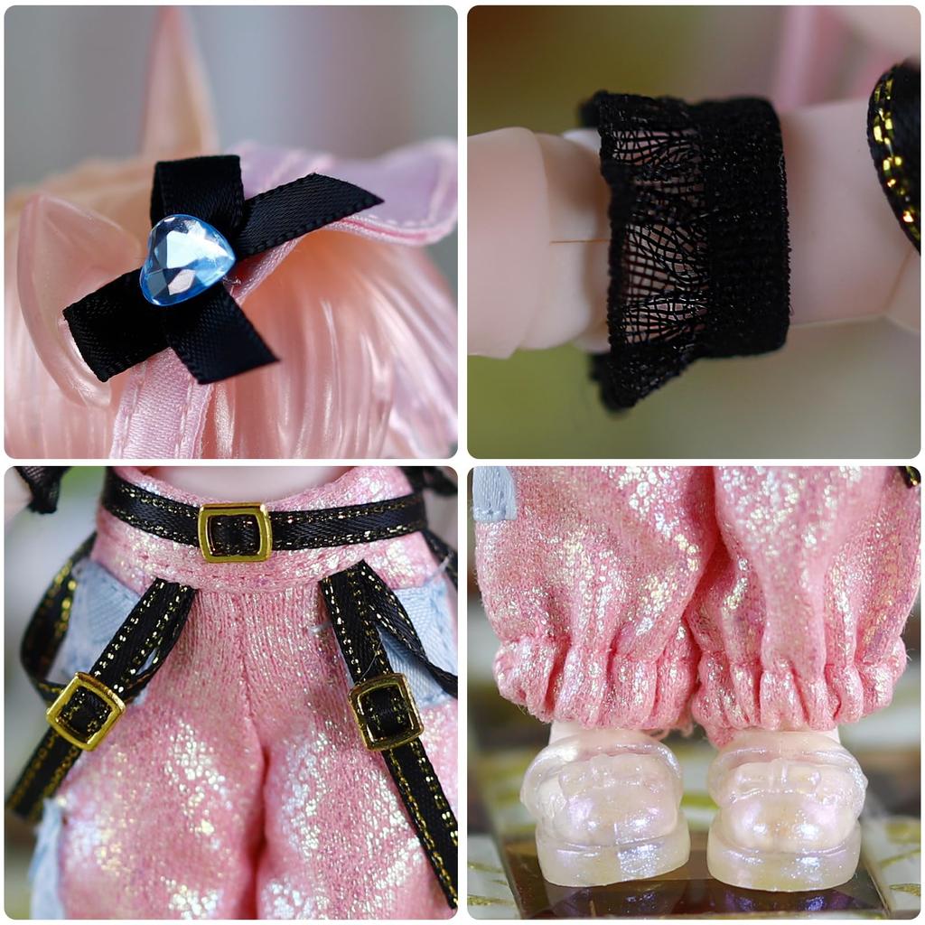 ICY Fortune Days 13cm Bjd Doll - Anime Style Doll Set, Perfect for Gift, Decoration, DIY Exercise, Collection, Girl Doll 8+