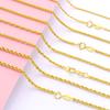 Rael 18K Gold Chain Price Yellow Sale Pure Gold  Au750 Necklace Show Coarseness Best Gift for Women