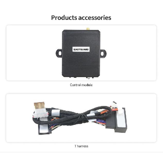 EASYGUARD Комплект для дистанционного запуска двигателя для Ford F150 Edge 15-21 II F250 F350 F450 17-21 II Fusion 14-18 II Taurus 16-21 II Mondeo 15-19