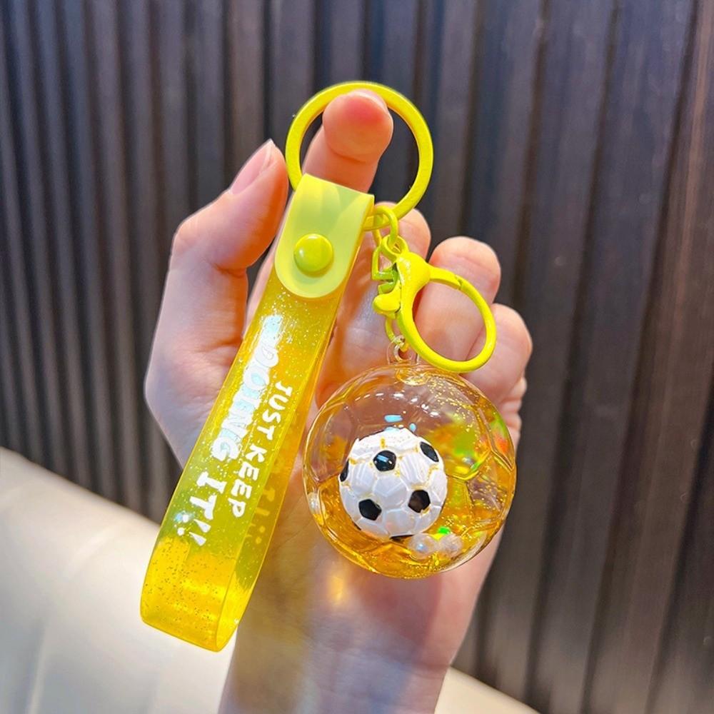 Transparent Football Quicksand Bottle Quicksand Bottle Small Ornament Over 15 Years Old