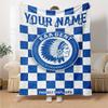 Name Custom KAA Gante Print Flannel Blanket High Quality Warm Comfortable Cover for All Seasons Perfect for Gifts Home Decor
