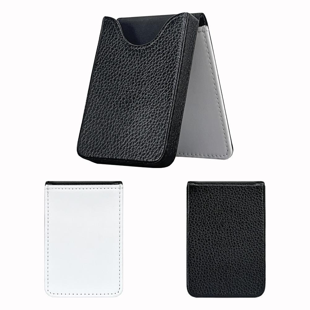 PU Leather Thermal Dye Sublimation Card Case DIY Magnetic Business Card Box  Men Gift