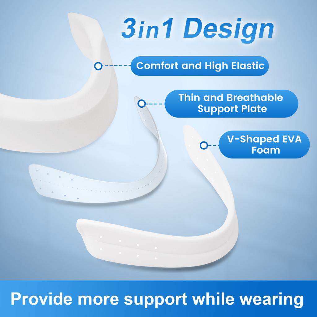 VELPEAU Foam Neck Brace for Cervical Pain Relief and Neck Forward Tilt Adjustable Neck Support with Washable Cover 1