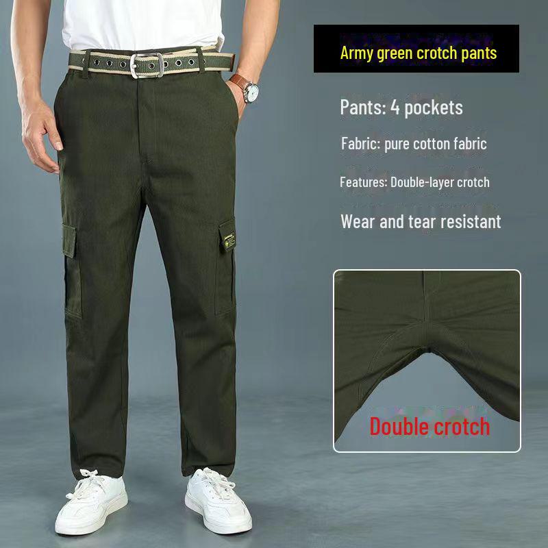 Мужские камуфляжные рабочие брюки — прочные, устойчивые к грязи, свободного кроя для использования на открытом воздухе и в строительстве