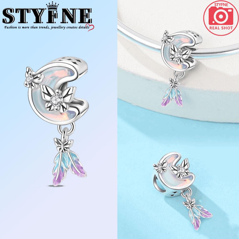 Copper Strawberry, Watermelon, Pineapple Bead Moon And Sun For European Original Bracelet Jewelry Accessories Diy