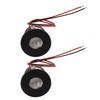 2PCS Recessed Mini LED Spotlight 15 Degrees 1 Watt 80LM Small LED Spotlight for Jewelry Showcase