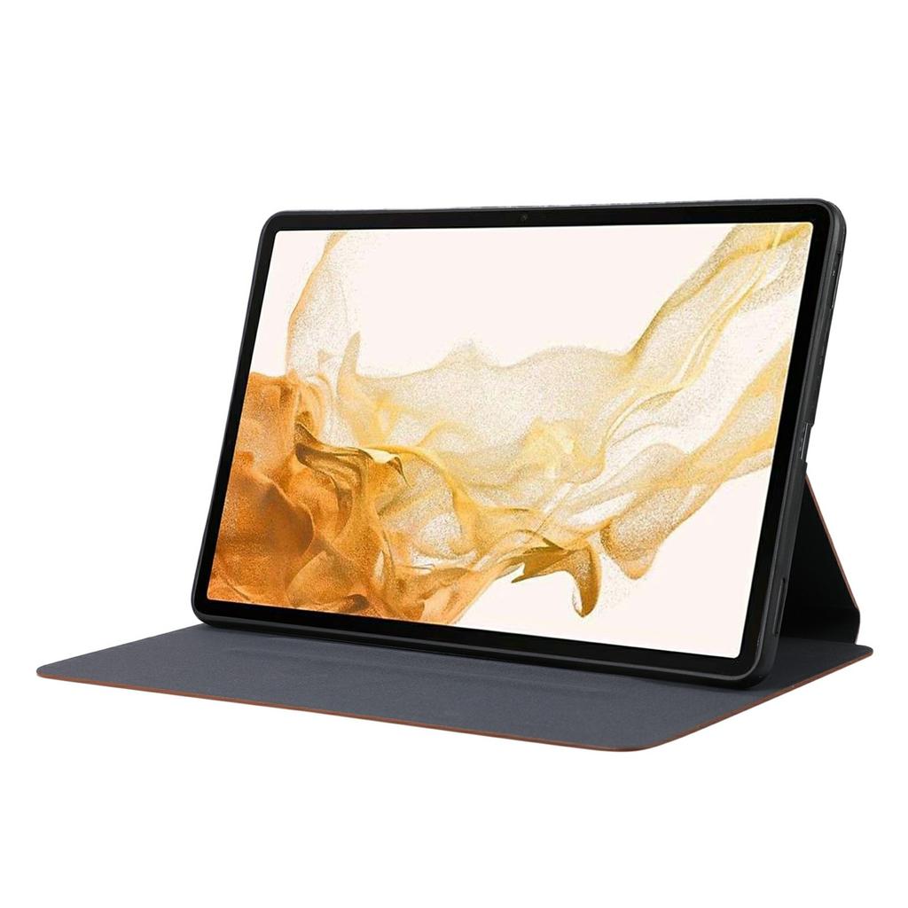 Минималистичный кожаный чехол-подставка для Samsung Galaxy Tab S9+/Tab S9 FE+