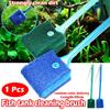 1 Pcs Cleaning Brush Plastic Sponge Aquarium Glass Algae Cleaner Glass Plant Aquarium Fish Tank Aquarium Accessories
