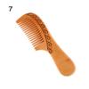 Fashion Fine Tooth No Static Hair Comb Beard Comb Peach Wooden Hair Styling Tool