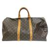 Louis Vuitton M41426 Vintage Monogram Pattern Leather Kiepol 50 Boston Bag Brown Leather Unisex Used