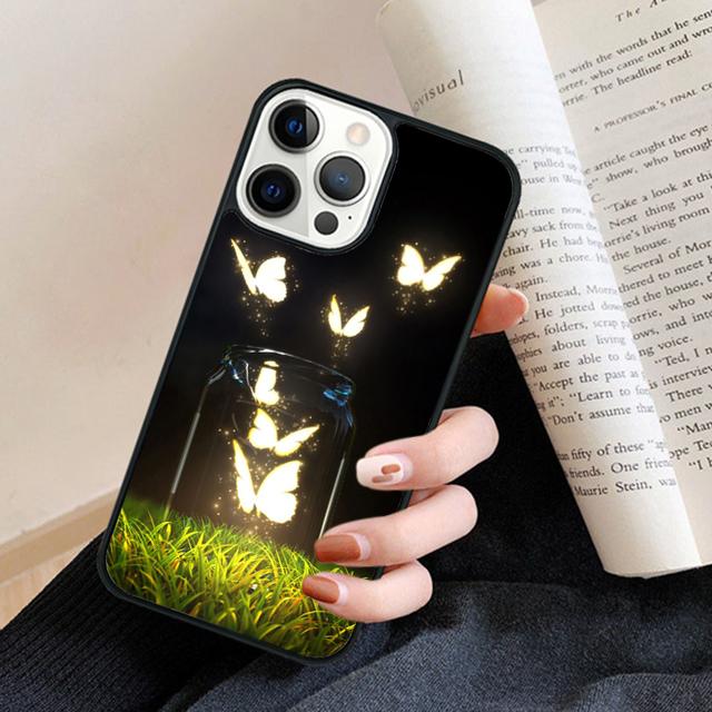 Beautiful Butterfly Nature Wildlife Soft Phone Case Cover for iPhone 17 Air 16 15 14 13 11 12 Pro Max Plus