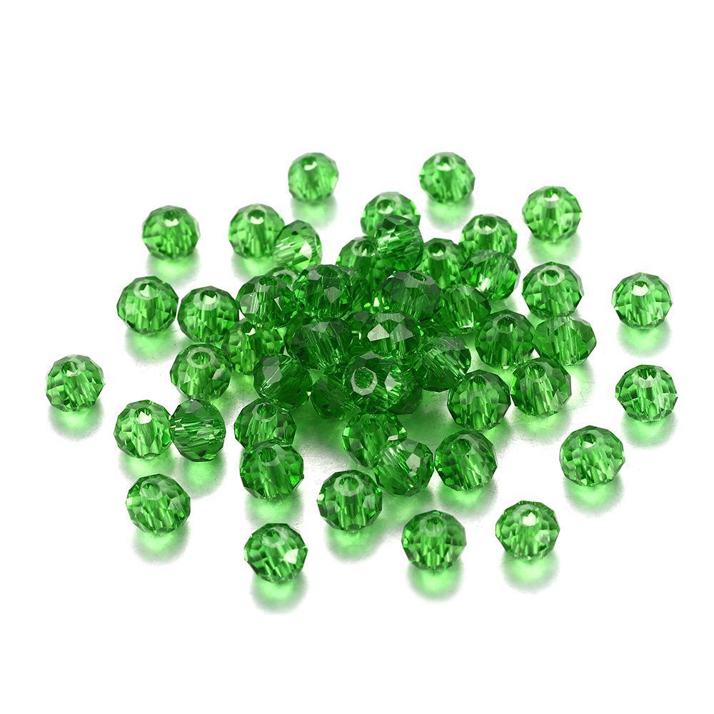 Набор для самостоятельного изготовления ювелирных изделий: Прозрачные стеклянные бусины 3-8 мм, рис, бриллианты, огранка кристаллов, в форме фонарика, разделительные бусины - идеально подходят для изготовления аксессуаров