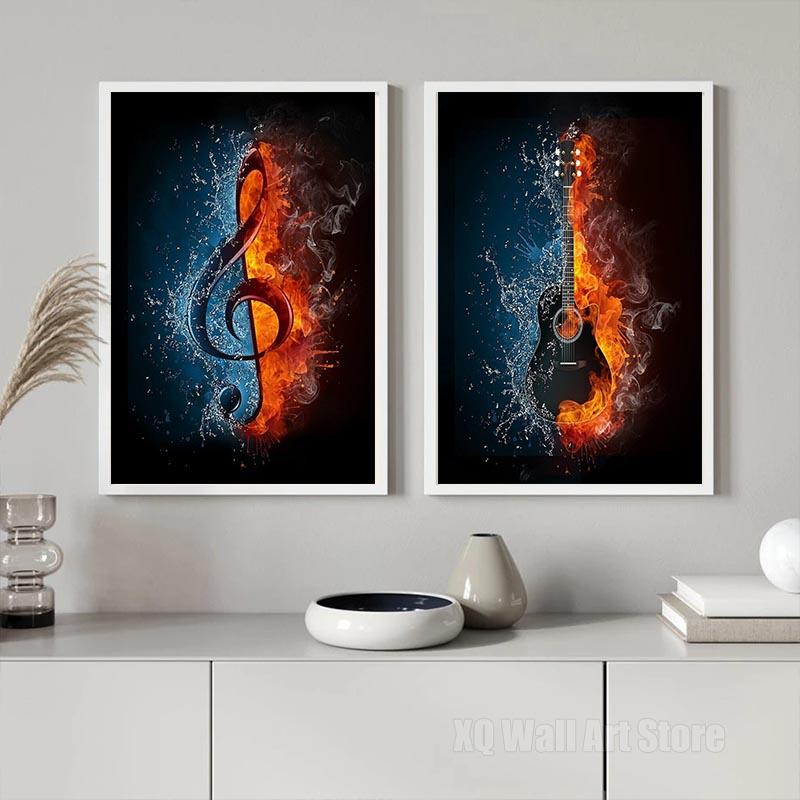 Современная Креативная Музыка Холст Картины Настенные Плакаты Печать HD Картины Для Концерта Офис Гостиная Домашний Декор Без Рамки