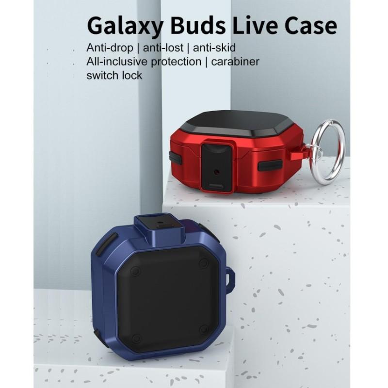 Мягкий защитный чехол для наушников с замком-переключателем, чехол против падения, совместимый для Samsung Buds Pro/Buds