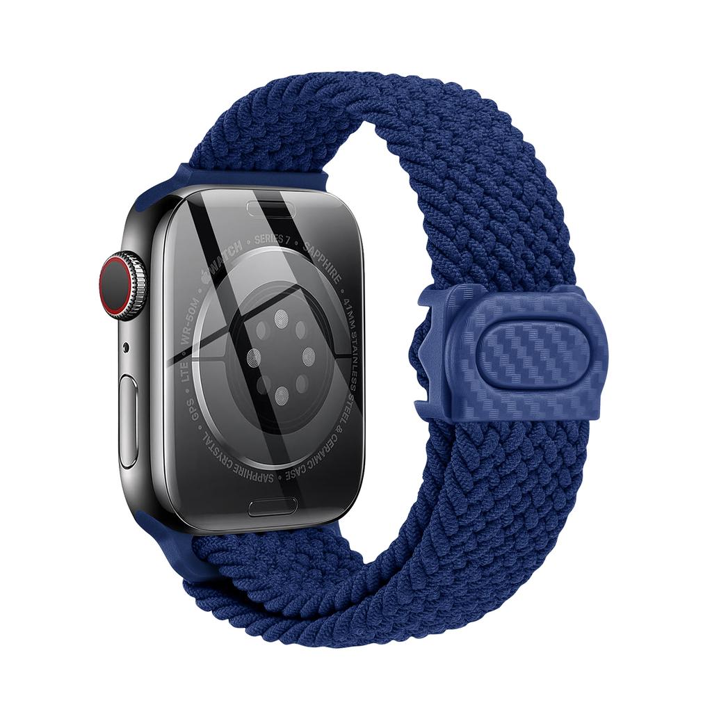 Плетеный ремешок для Apple Watch Series 10 9 8 7 6 5 4 se Ultra 2 49мм 46мм 42мм 44мм 40мм 45мм 41мм Correa Браслет Ремешки iWatch