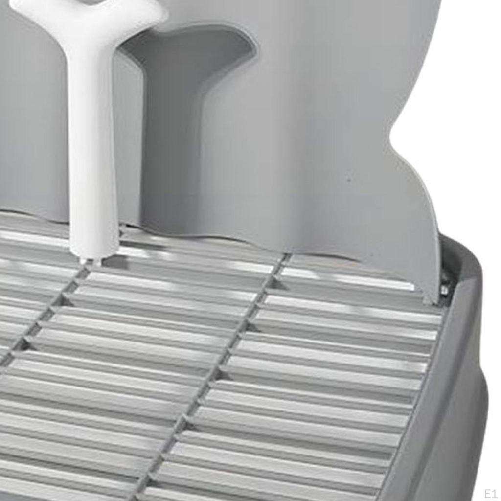 Туалет для собак Лоток для щенков для дома Легко чистить Прочный с бортиком Столбик для мочеиспускания Нескользящая решетка для