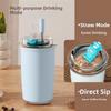 Double Drinking Travel Thermos Bottle Stainless Steel Drinking Kettle Coffee Mug For Car
