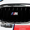 DSJW3 3D ABS Front Grille Badge Vehicle Exterior Tuning Accessories For BMW M Emblem E46 E36 E34 F10 E90 F30 E60 F30 E53 E30 E92 E87