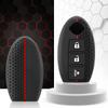 For Nissan Versa Maxima Altima Rogue Armada Sentra Murano Infiniti FX35 QX60 Silicone Car Key Case Cover
